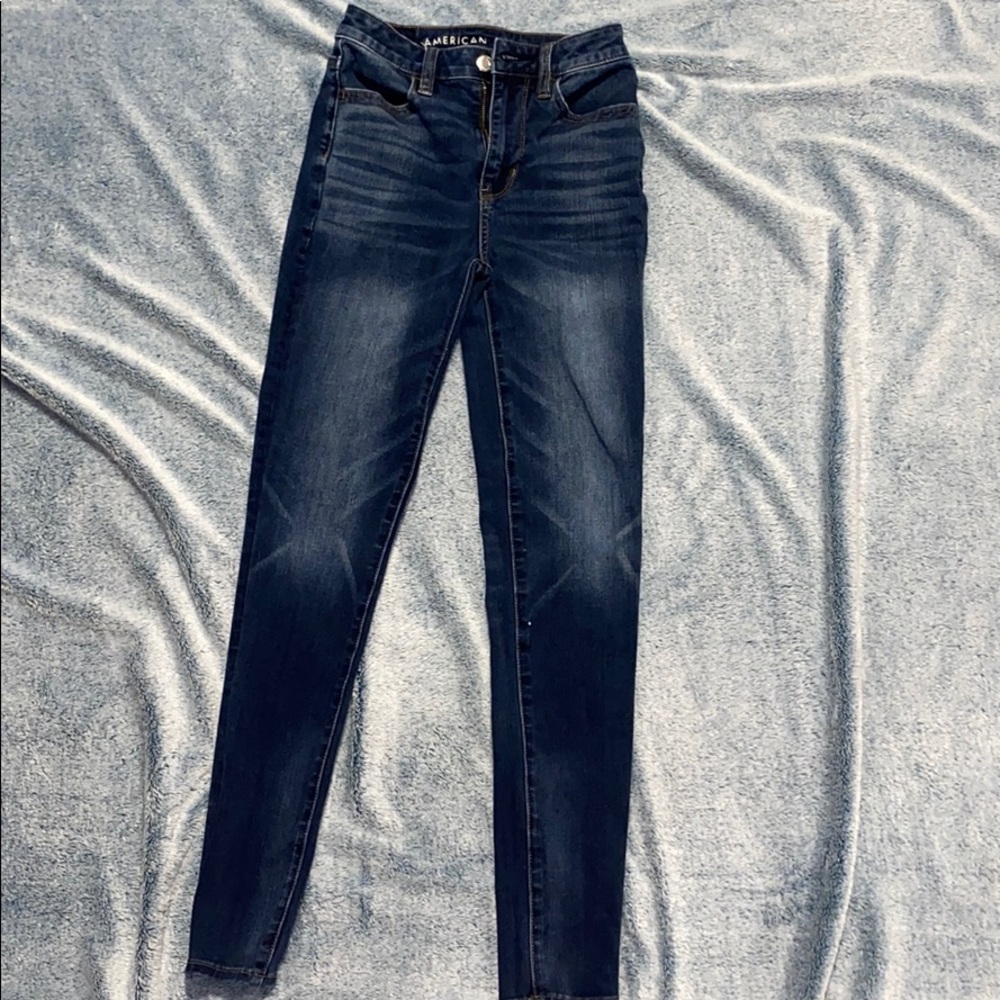 dark denim, American Eagle jeans, size 00